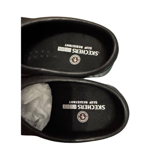 Skechers Black Slip-On Clog Loafers main image 9